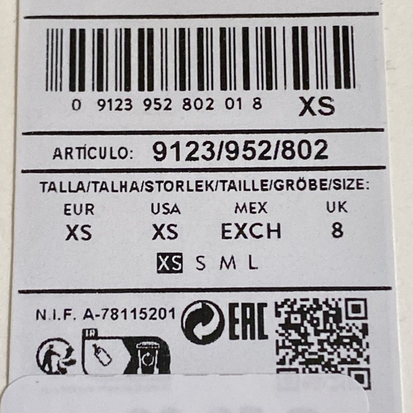 NWT. Massimo Dutti Studio Gray Viscose Blend Darted Wide-Leg Trousers. Size XS. - Picture 5 of 10